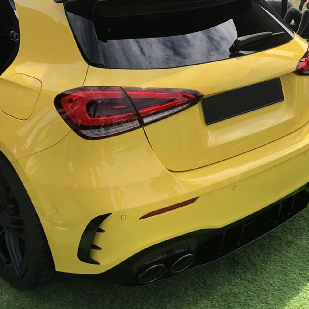 Aerodynamic Accessory Car Rear Bumper Spoiler Car Modification Gloss Black Rear Bumper Spoiler Upgrade ABS Plastic Material