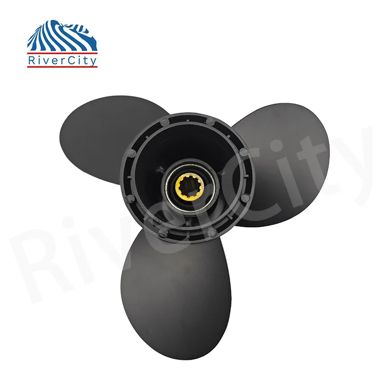 Außenbordpropeller für Suzuki 9,9 PS 15 PS 9 1/4 * 8 Bootsmotor Aluminiumlegierung Schraube 3 Blatt 10 Spline Schiff Marine Motor Teil