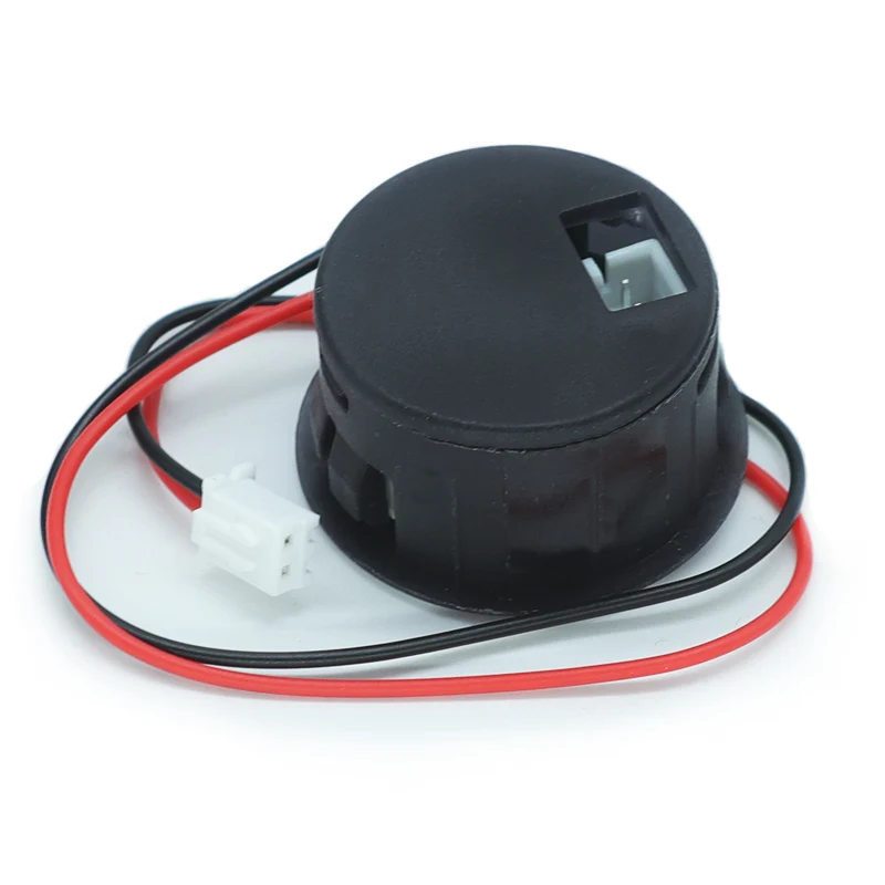 Dc 4-100V Led Digitale Display Ronde Twee-Draad Voltmeter Dc Digitale Auto Voltage Stroom Meter Volt detector Tester Monitor Pane