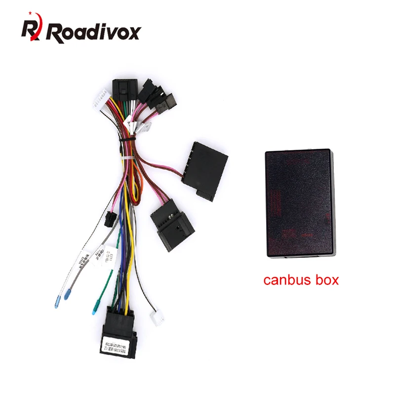 Car 16pin Audio Wiring Harness Adapter With Canbus Box For Mercedes-Benz W209(02-06)/W203(01-04) Stereo Installation