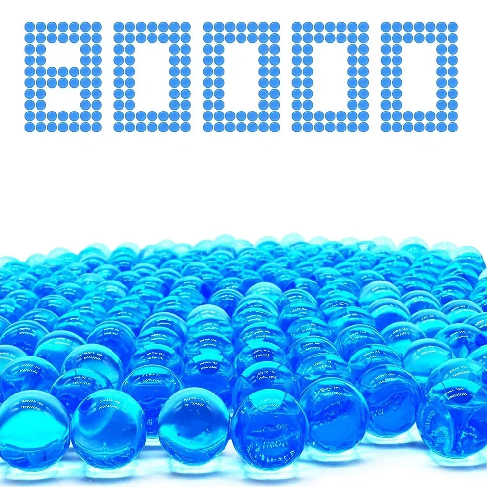 Y7-8mm à base de água gel bola blaster recarga splat orby rodadas para gel bola blaster arma de brinquedo idades 14 & up