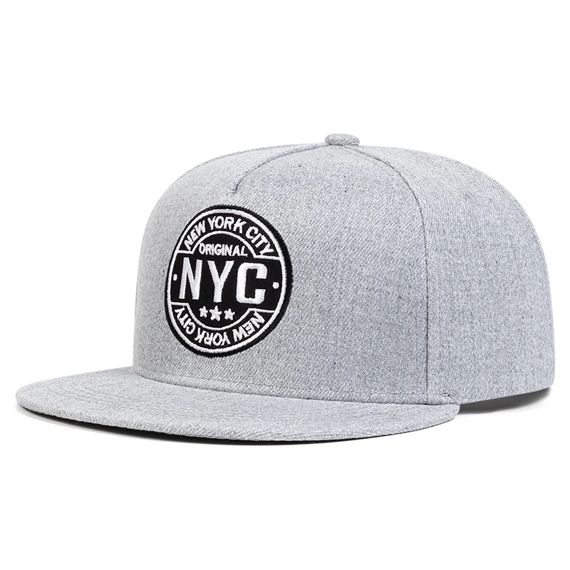 Unisex NEW YORK CITY wyszywane litery czapki hip-hopowe regulowane baseballówka w stylu Casual na zewnątrz kapelusz przeciwsłoneczny