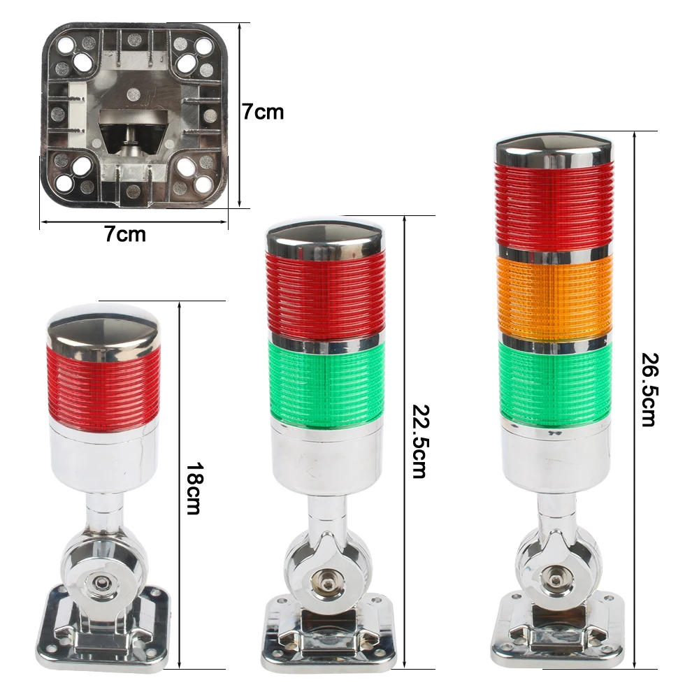 DC12V 24V AC110V 220V Industrial Multilayer Stack light LED Signal  Alarm caution light for Machinery Alarm Lamp LTA Tower
