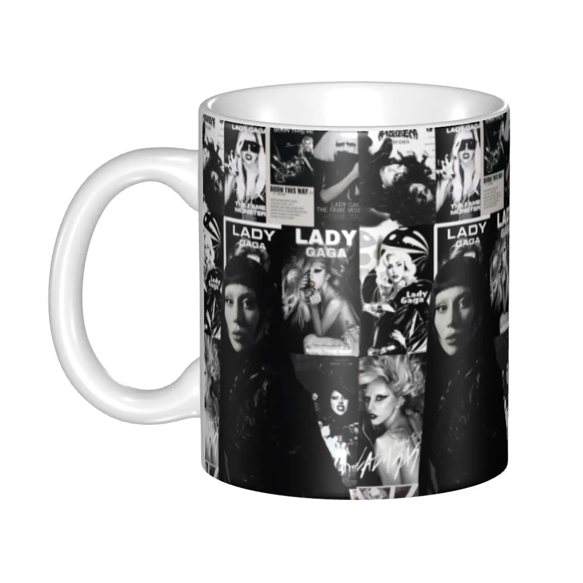 Personalized DIY Lady Star Gaga Mayhem Ceramic Mug Album Music Coffee Cups Creative Present