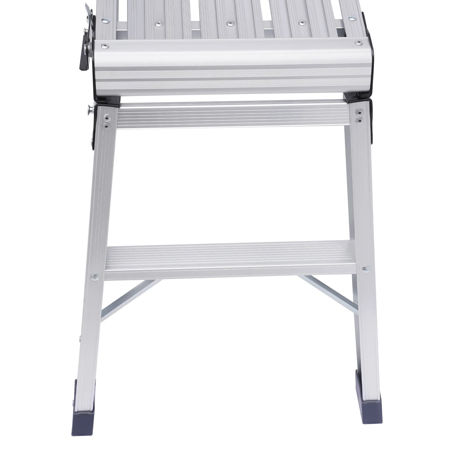 Aluminiumlegierung Plattform-Stufenleiter Faltbar 330lbs Tragfähigkeit Vielseitig Einsetzbar zum Autowaschen Fensterreinigung Dekorieren Camping – Detail 5