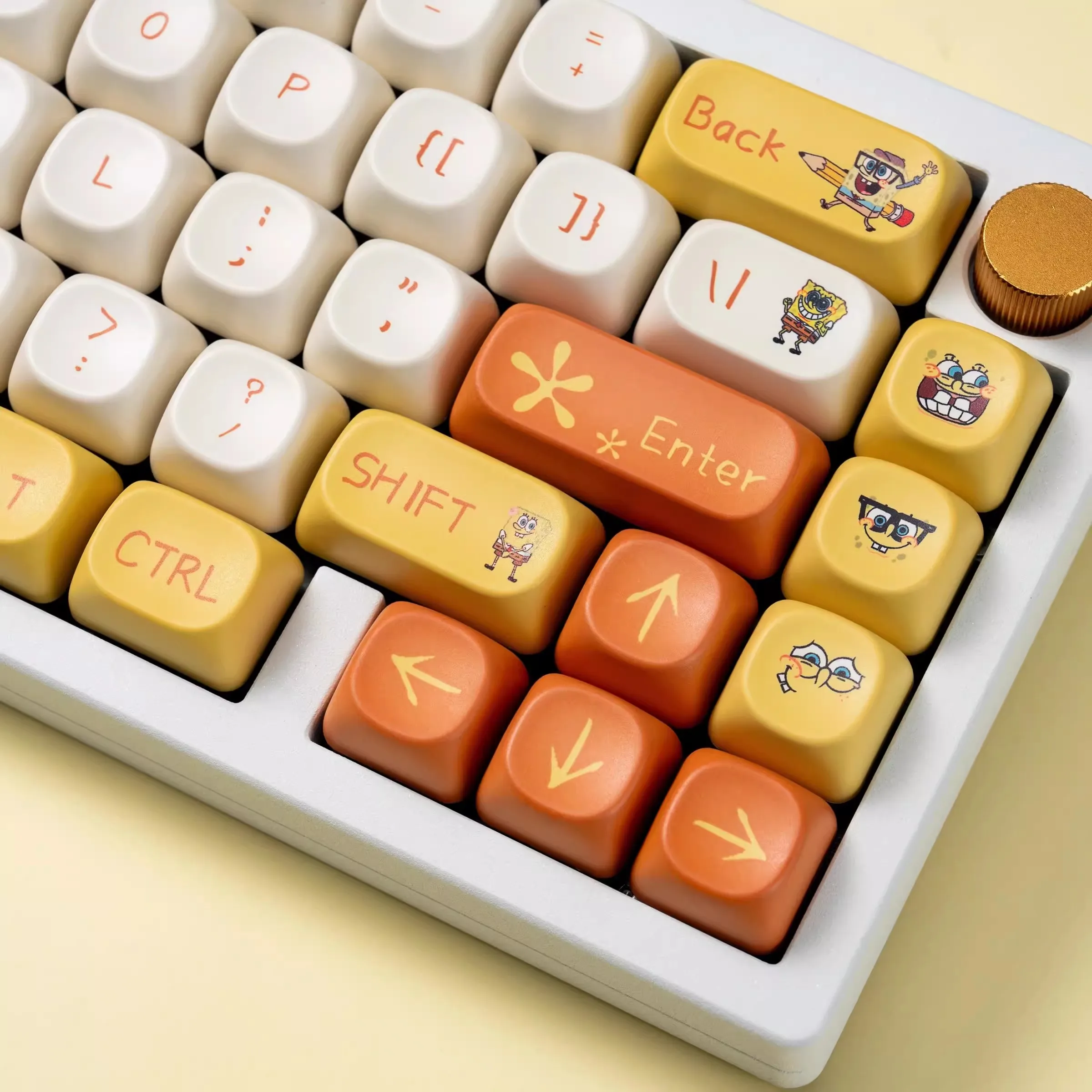 Payson-Capuchons de touches de clavier SBSP, PBT Dye Subbed, Anime Cartoon Cute Keycap, MX Switch, Clavier mécanique, Profil MOA, 117 prédire par ensemble