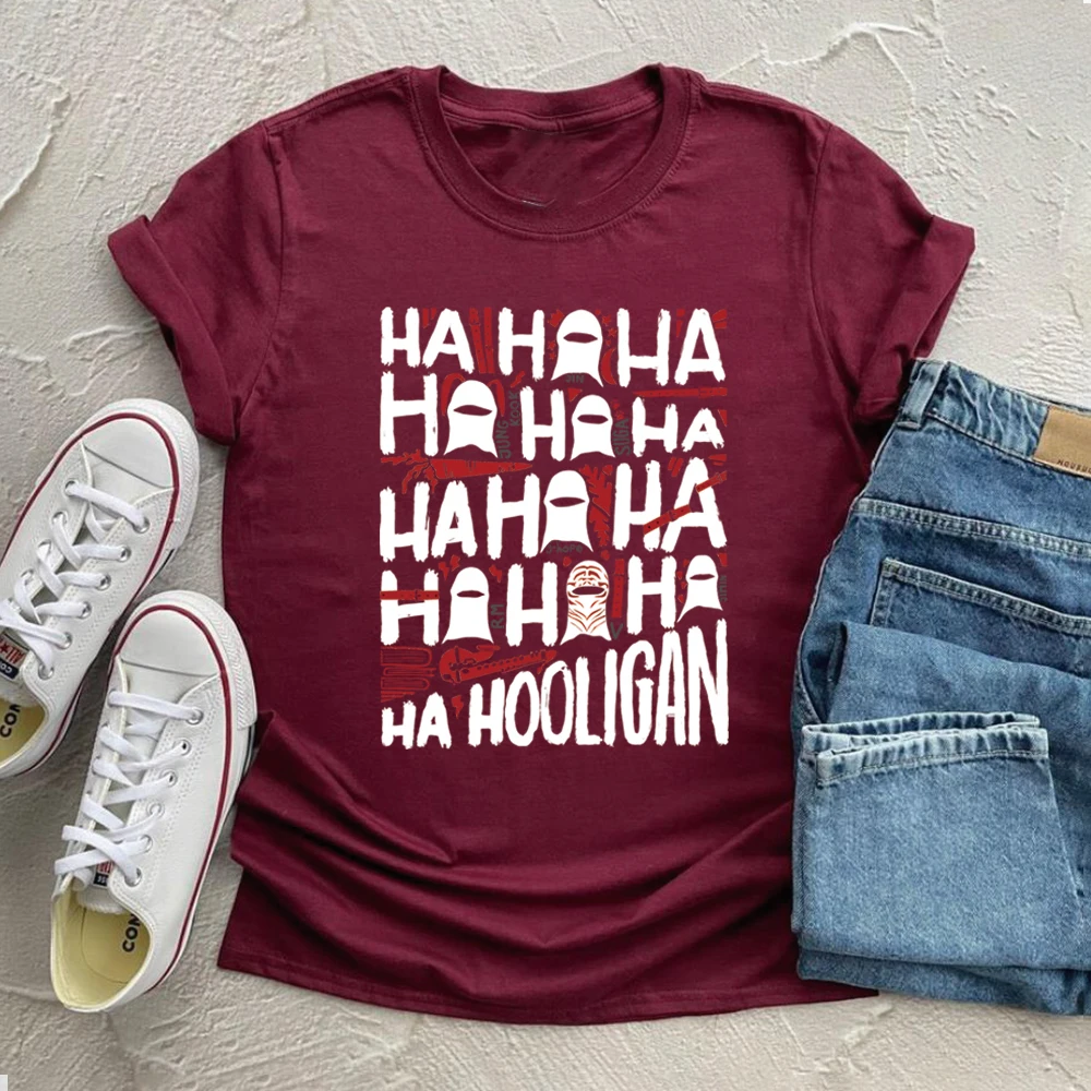 Hooligan Lyric T-Shirt Lustiges Kpop T-Shirt Retro Ha Ha Ha Grafik-Shirts Harajuku Konzert-T-Shirt Unisex Kurzarm-Oberteile Fan-Geschenke – Detail 11