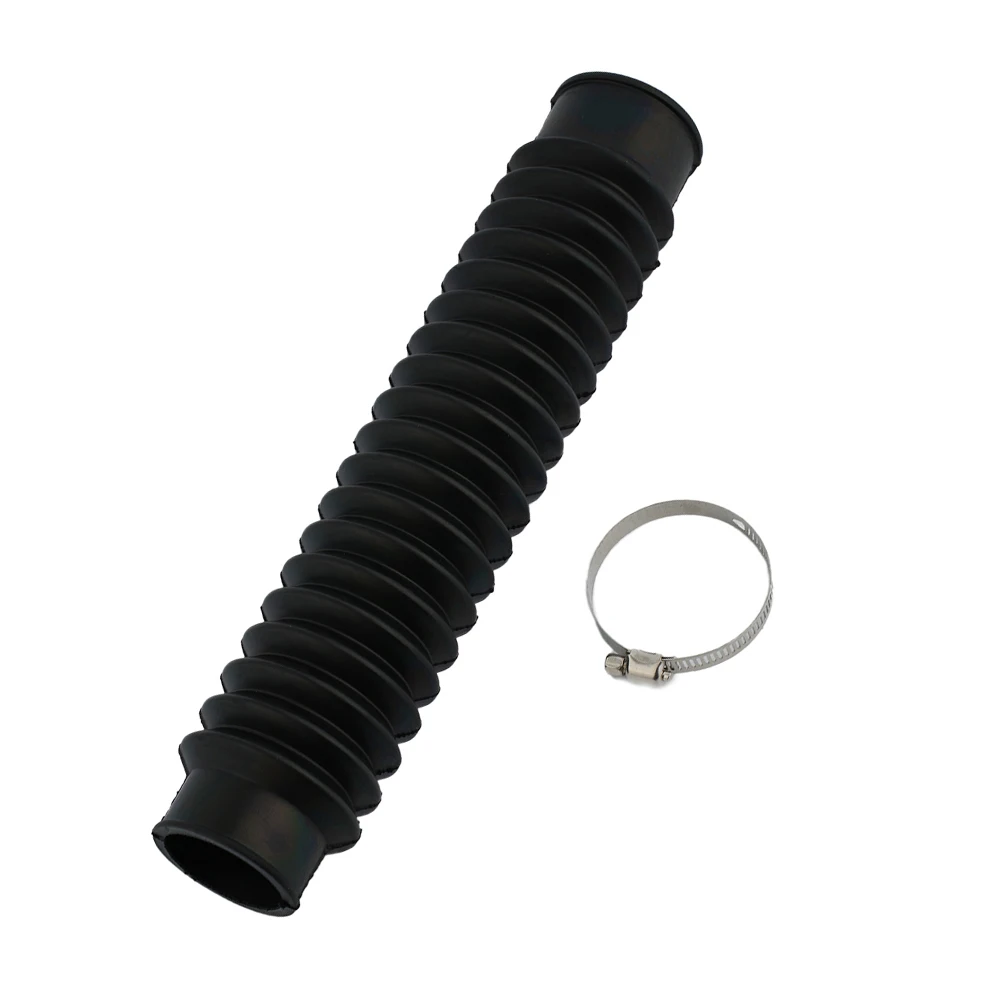 Outdoor Autobike Air Flexible Hose Good Working Condition 1 Pcs Black Exhaust Pipe Protective Cover Retractable