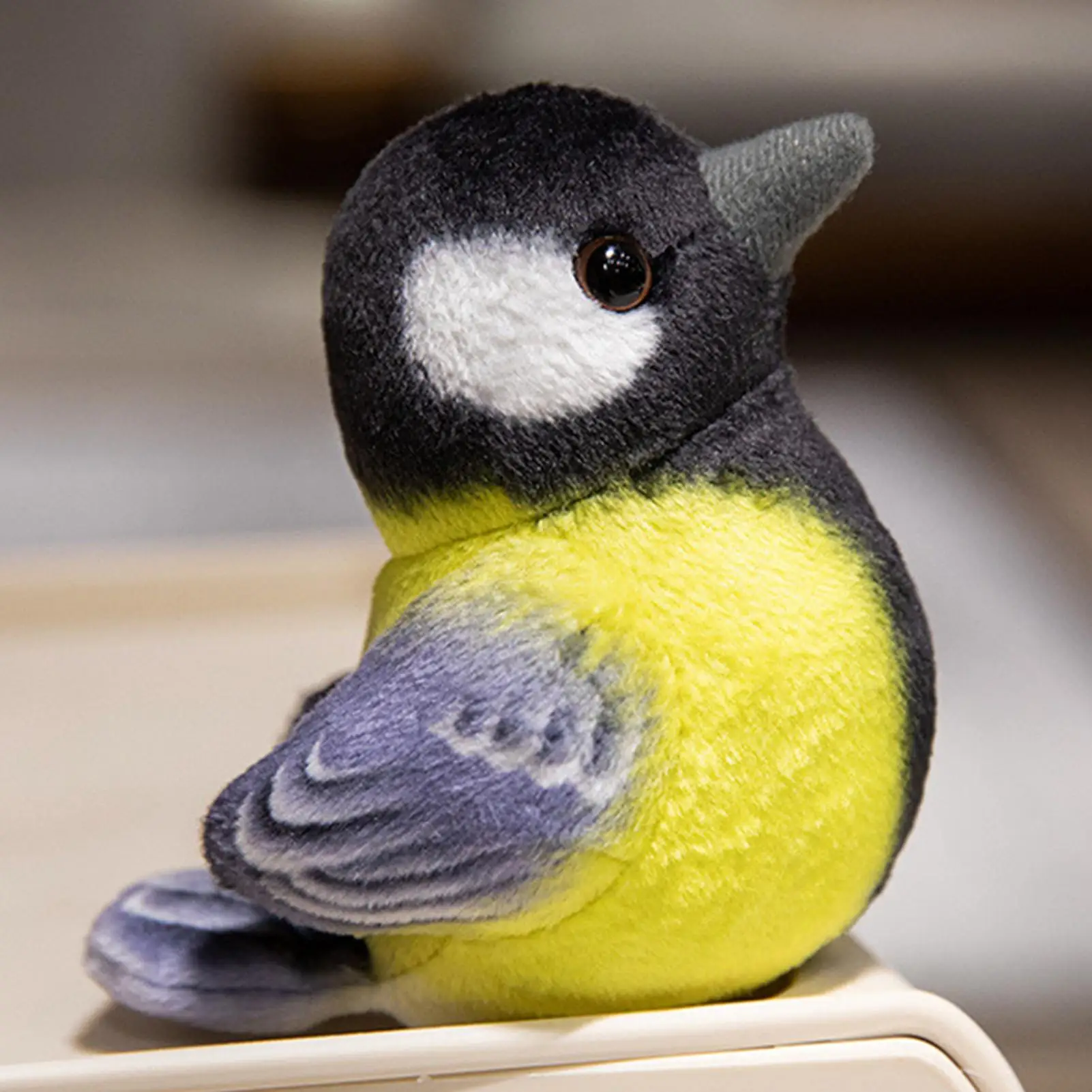 ぬいぐるみ装飾リアルなかわいいデスク装飾漫画鳥ツリーハウスぬいぐるみ鳥愛好家のための子供大人友人誕生日