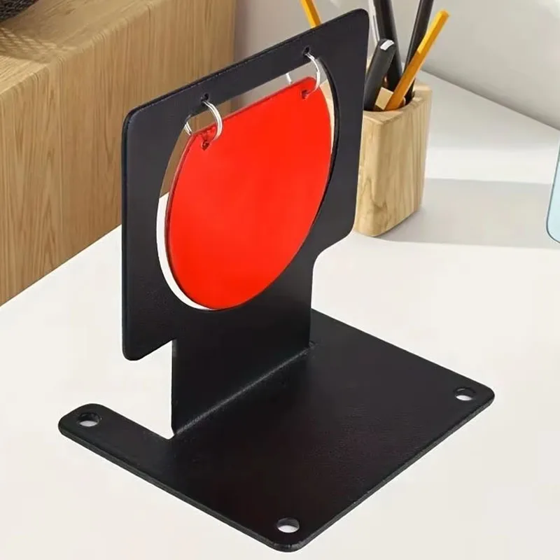 Objetivo de tiro rápido de metal de 2 mm - Juguete de tiro colgante para exteriores, objetivo de entrenamiento portátil DIY para pistolas BB y tirachinas