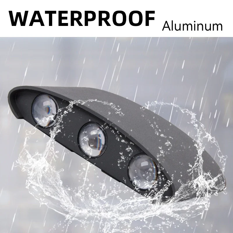 110 فولت 220 فولت وحدة إضاءة LED جداريّة ضوء مصابيح داخلية IP65 مقاوم للماء الحمام في الهواء الطلق غرفة نوم حديقة غرفة نوم الديكور مصابيح الحائط lamvillage