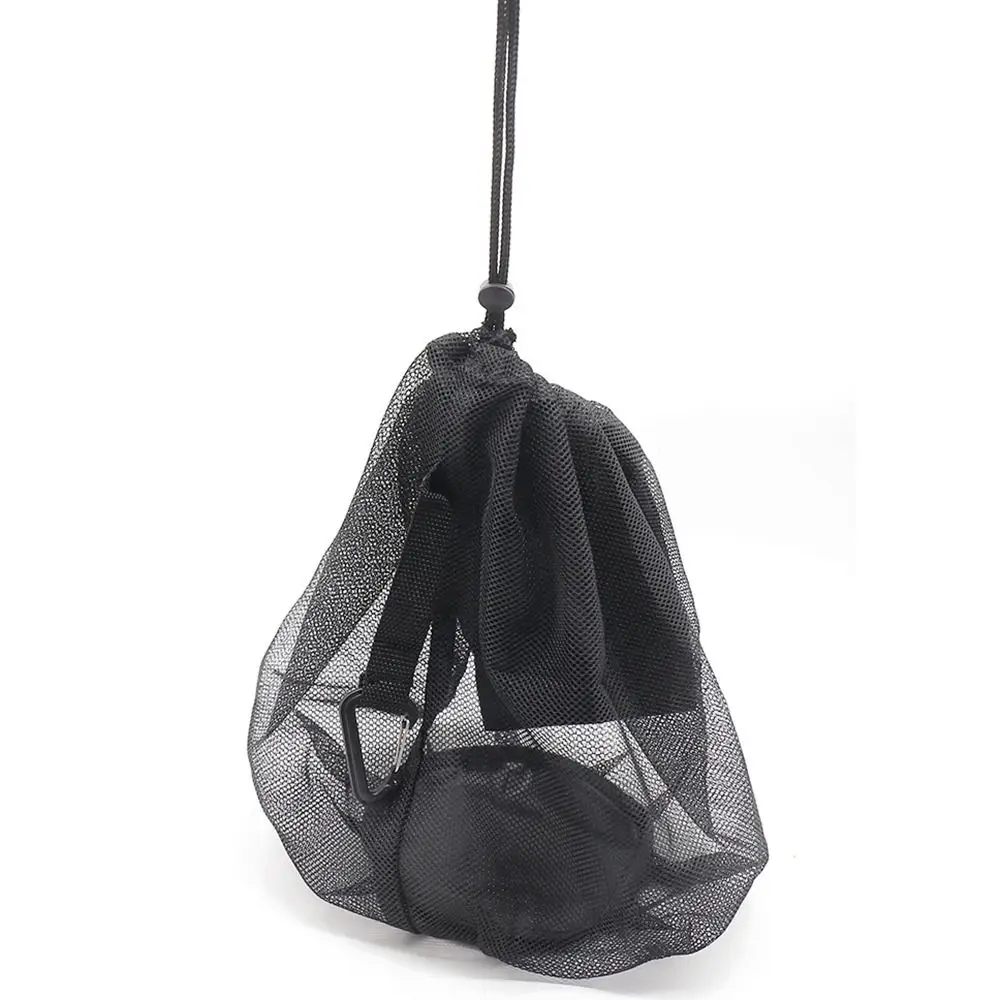 

Adjustable Basketball Single Bag Multifunctional Drawstring Mesh Shoulder Bag 16L Effortless Carrying Travel Storage Bag