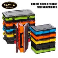 CAZULO Convenient and durable double-sided U-shaped storage fishing gear box - suitable for storing and placing bait and hooks