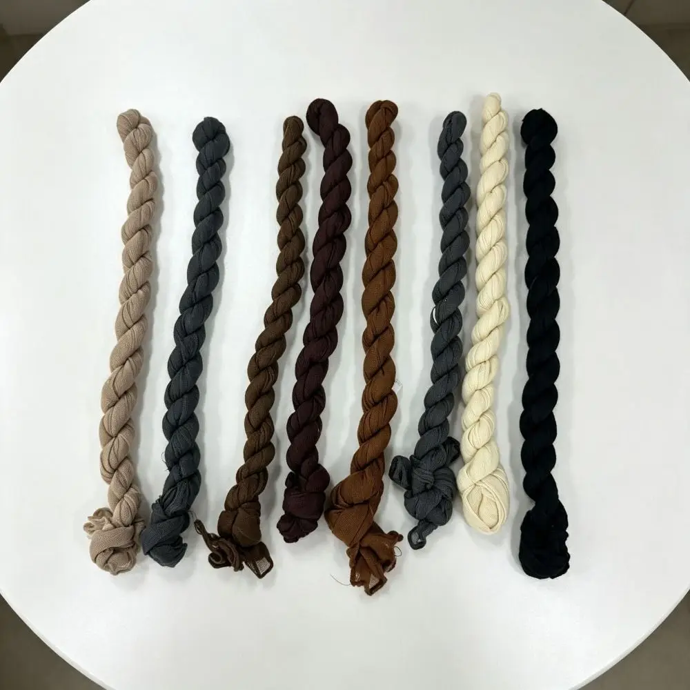 180*20cm Pleated Scarf Soft Long Length Cotton Linen Imitation Scarf Versatile Decoration Lightweight Thermal Silk Scarf