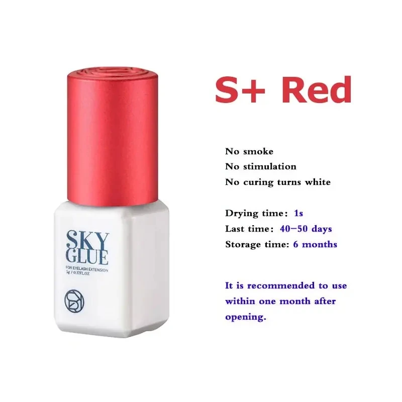 Colle ciel originale coréenne S Plus, 5/10 pièces, 5ml, pour Extensions de cils, plantes, colle 1-2S, rétention à séchage rapide, adhésif fort