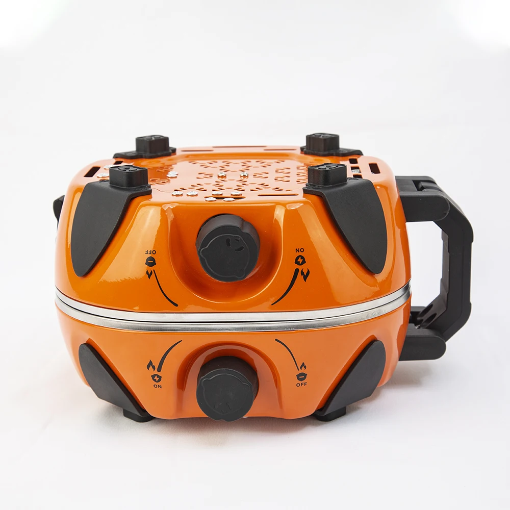 

Vooma Factory's High Pressure Windproof 2-Burner Propane Grill Foldable Stove for Manual Backyard Camping BBQ Simple Stove