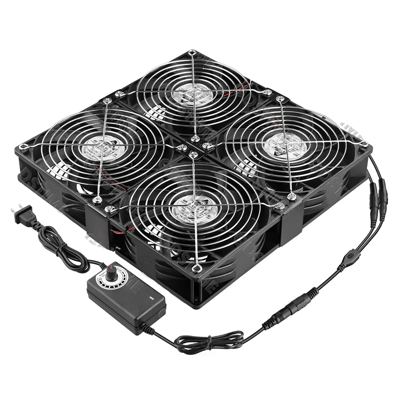 GDSTIME 120mm Server Fan DC 12V 220V 120MM*38MM Btc Mining Machine Chassis Workstation Cabinet Radiator 12cm Mining Computer Fan