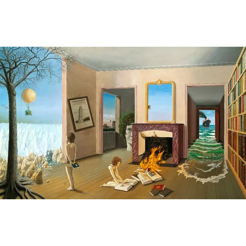 Entre Les Trous Poster de Dominique Appia-Póster artístico de seda, decoración de pared, regalo