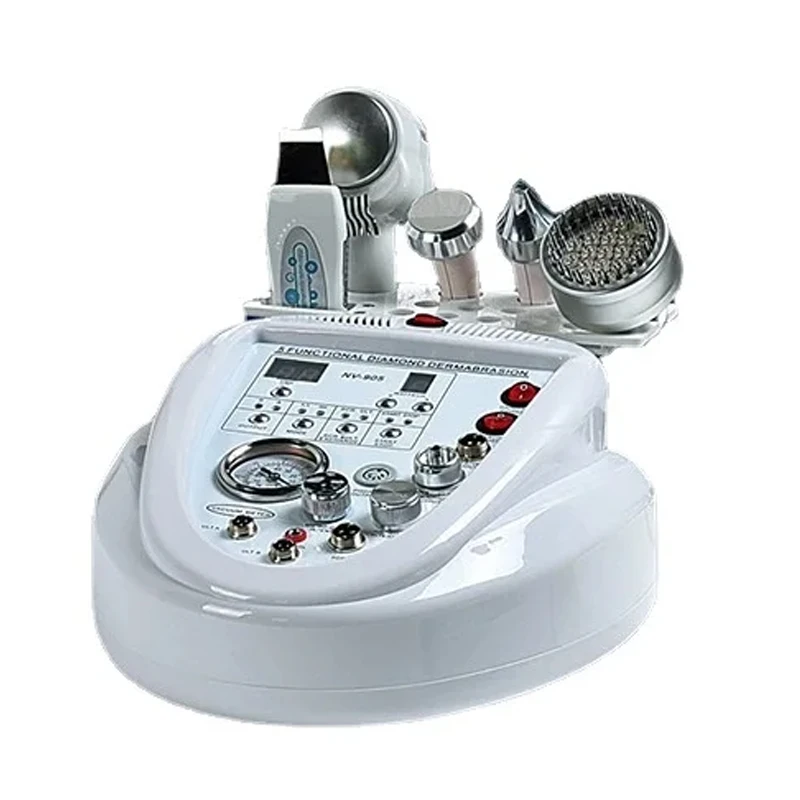 5 In 1 Ultrasonic Skin Scrubber Diamond Microdermabrasion with Ultrasonic for Eye Facef Photon Skin Scrubber Hot Cold Hammer