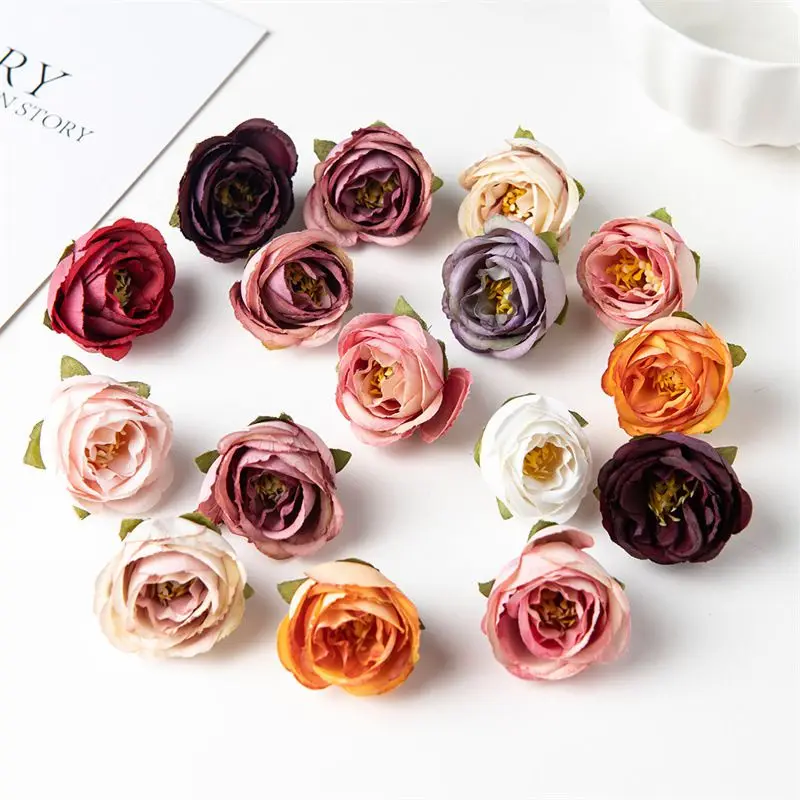 Seide Künstliche Blume Rose Hause Zimmer Tisch Im Freien Garten Kranz Hochzeit Brautstrauß Girlande Festival Diy Geschenk Dekoration