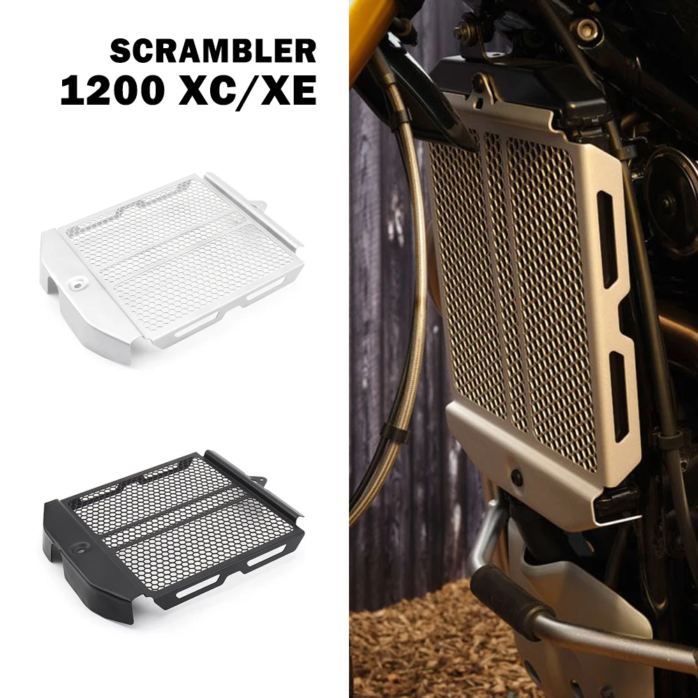 

Radiator Guard for Scrambler 1200 XC XE Motorcycle Grille Cover Protector Scrambler1200 Accessories Stainless Steel Silver Black