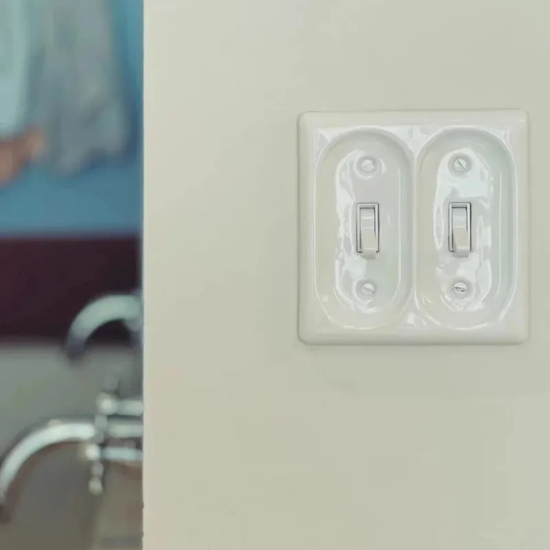

Ceramic Switch Plates Outlet Covers Switch Plate Cover White Porcelain Decorator Light Switch or Receptacle Outlet Wall Plate