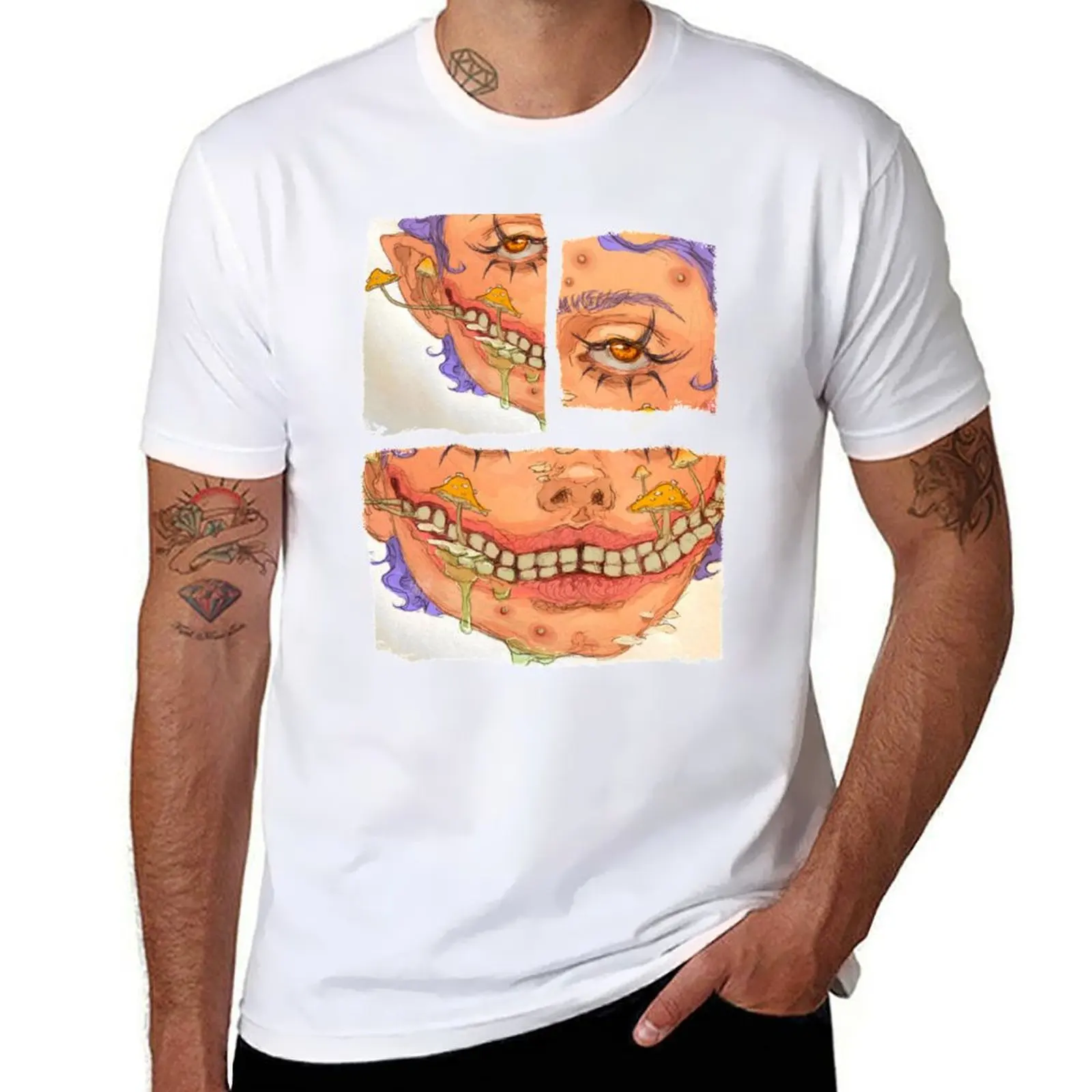 

Gum disease T-Shirt cotton tshirt 100% t shirts for man graphic vintage T-Shirt