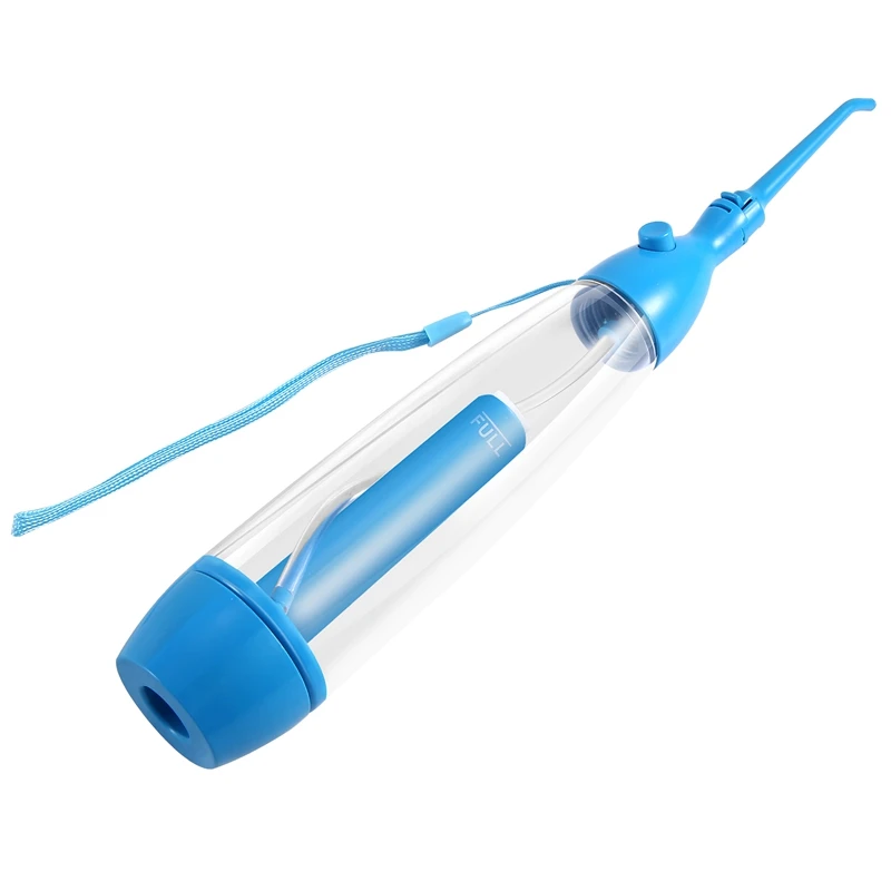 Irrigador Oral Portátil, Boca Limpa Lavar o Dente Irrigação de Água, Manual Flosser Água, Sem Eletricidade, ABS, Novo