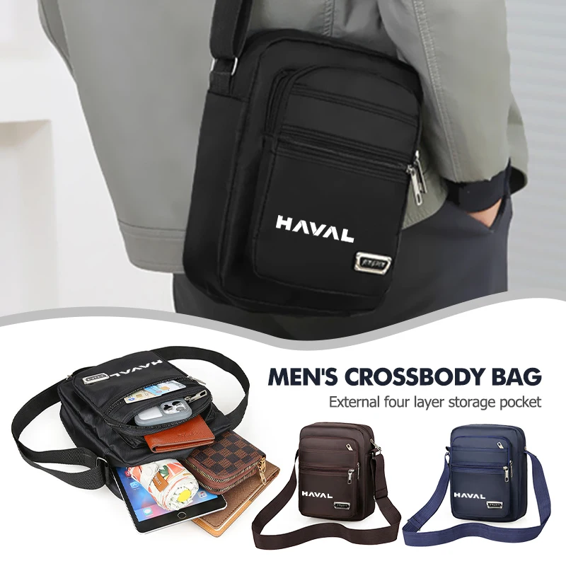 

Oxford Cloth Crossbody Bag Waist Pack Travelling Storage Bag For Haval H6 Jolion H9 F7X Dargo H1 H2S M6 H3 H4 H5 H7 H2S H8