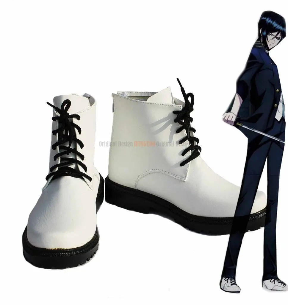 Kuroh-zapatos de Cosplay de Yatogami, botas de Cosplay de Anime K: Return of Kings Yatogami Kuroh hechas a medida de cualquier tamaño