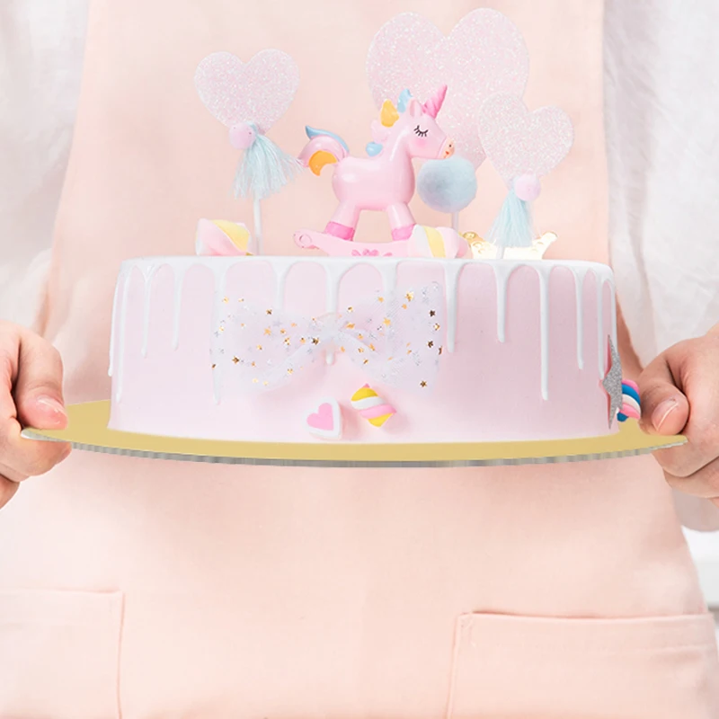 1/3/5Pcs Diameter 10/16/22/26cm Round Cake Boards Set Cakeboard Base Disposable Paper Cupcake Dessert Tray Cake Tools