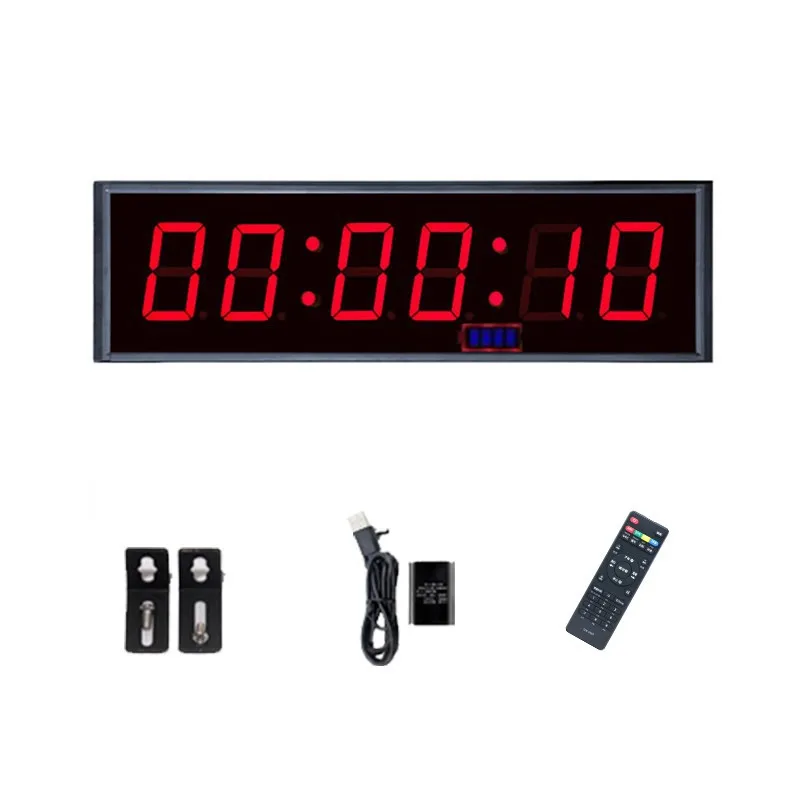 

Rechargeable Multi-Function Led Digital Clock Simple Hospital Wall Clock Set Ntp Protocol Competition Timer