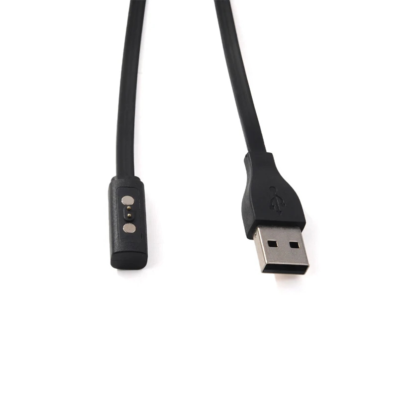 Black USB Charger Charging Cable For Pebble Time Round/ Time Smart Watch/ Time 55KC