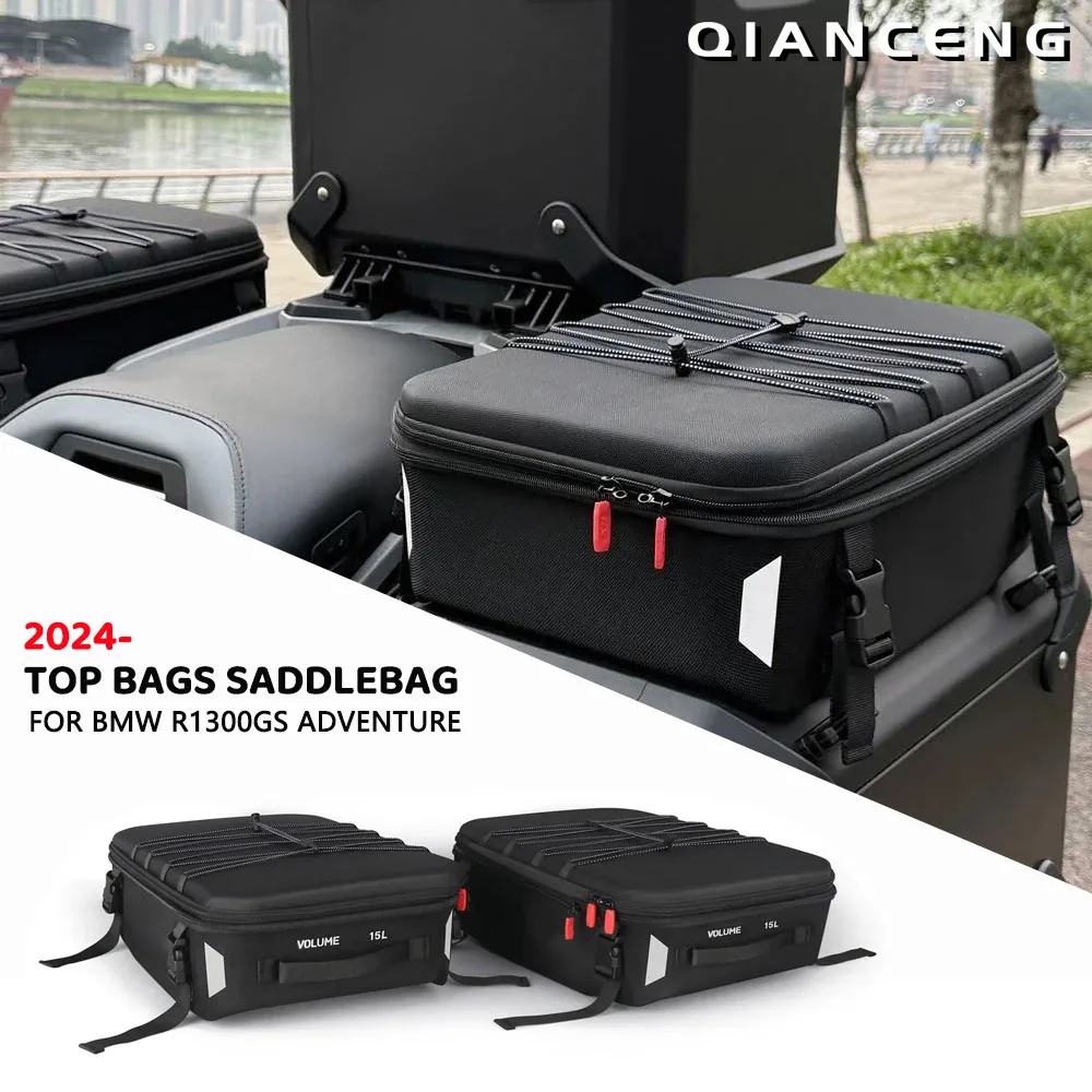 

Motorcycle Top Bags Saddlebag For BMW R1300GS Adventure R 1300 GS ADV Side Top Box Hard Top Bag Case Luggage R1300GSA 2024-2026