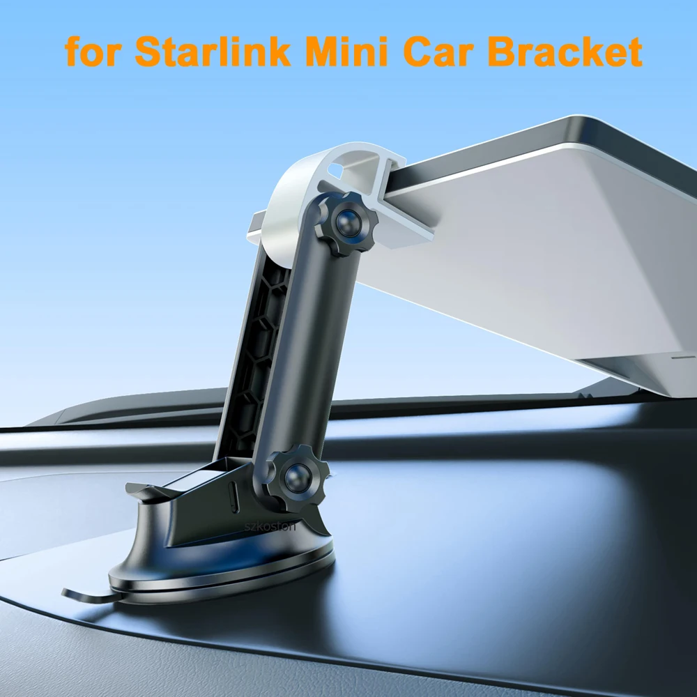 

Для Starlink мини-автомобильный кронштейн, держатель на присоске, кронштейн для приборной панели автомобиля, сильная стабильная опора на присоске, регулируемая подставка