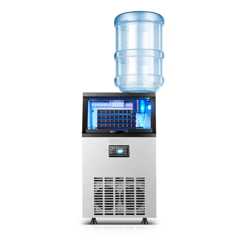 

Z8 Small Ice Maker KTV Stainless Steel Full-Automatic Ice Cube Machine For Tea Shop And Bar For Merchants Milk Tea Shop