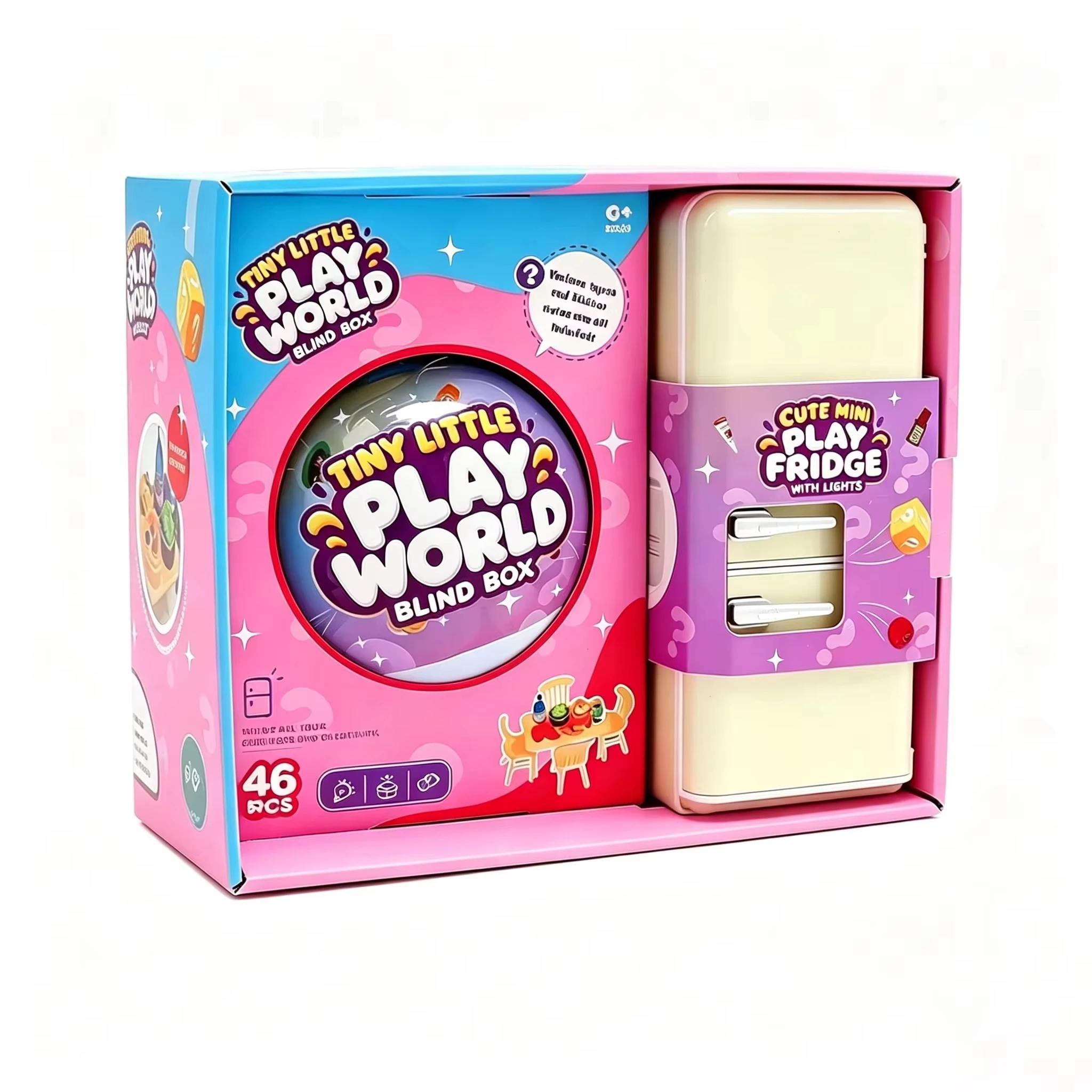 Mini-Set World Ball Series Kühlschrank-Deko Gaming-Haus Geburtstagsgeschenk Squishy Sammlerstück Überraschungsbox Dekorative Mini-Kühlschrank-Deko – Detail 12