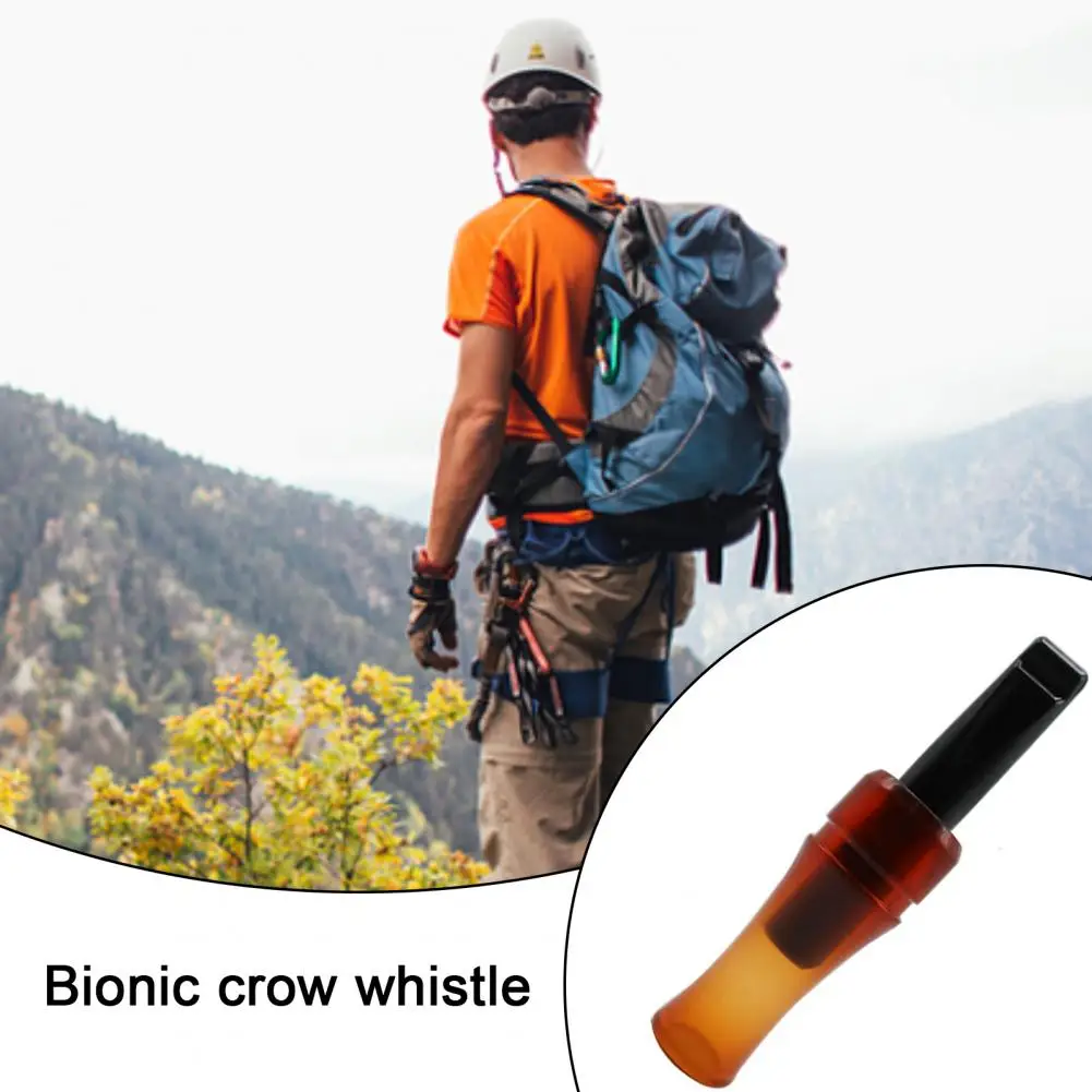 Crow Whistle Compact Crow Hunting Whistle with Realistic Natural Sounds Easy to Use Luring Call for Hunters Portable Effective