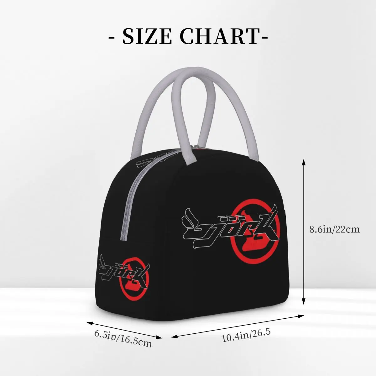 Bjork Homogenic Vintage Circle Red Black Thermal Insulated Lunch Bag for Office Portable Food Bag Cooler Thermal Lunch Boxes