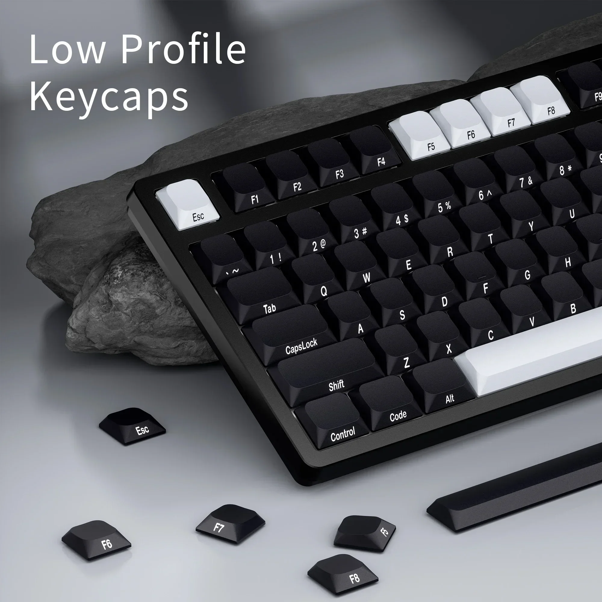 Profile Keycaps Side-Printed  Five-sided Dye Sub  keycaps Wide Compatibility Gradient Key Cap 127/134 Keys