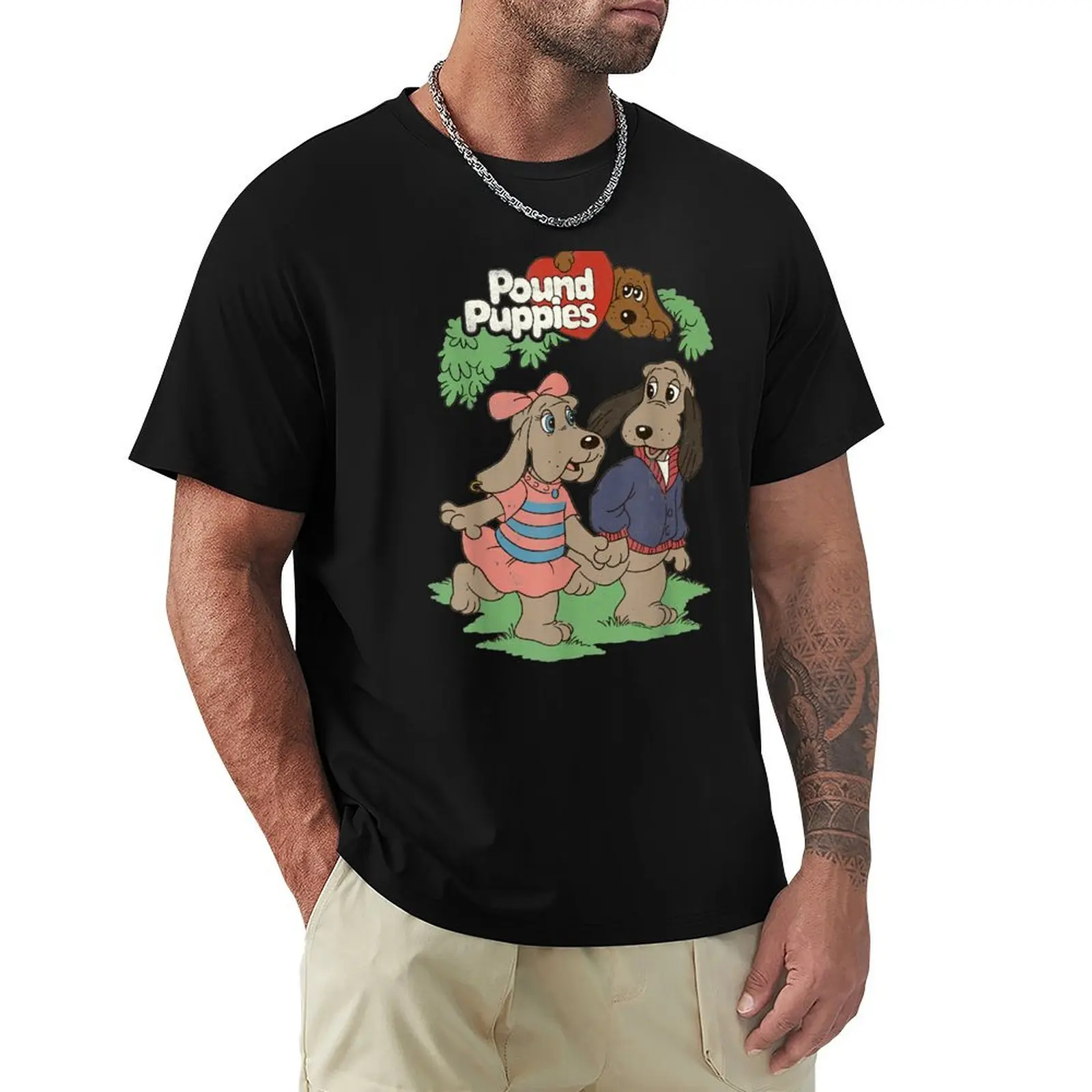 Pound Puppies T-Shirt man t shirt summer T-Shirt