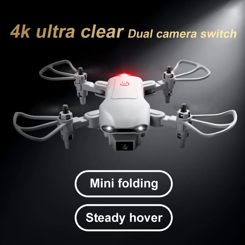 V9 RC Mini Drone 4k Dual Camera HD Wide Angle Camera 1080P WIFI FPV Aerial Photography Helicopter Foldable Quadcopter Dron Toys