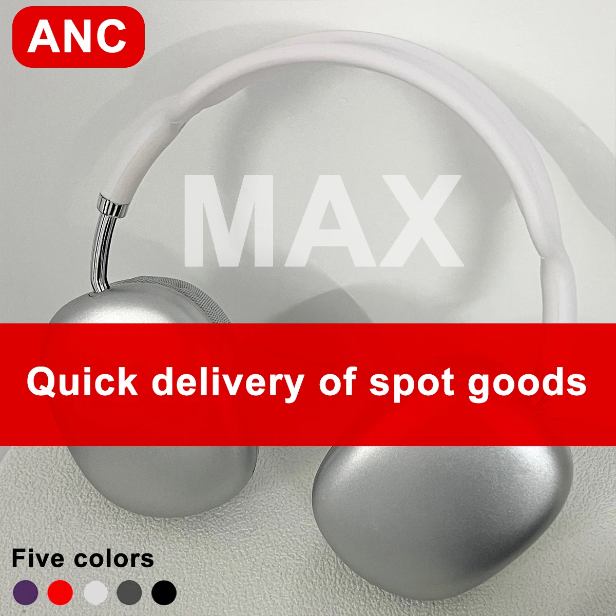 2025 Nuevo auricular Bluetooth inalámbrico de alta gama MAX2-TC con almohadillas magnéticas y pop ups para auriculares de música deportiva