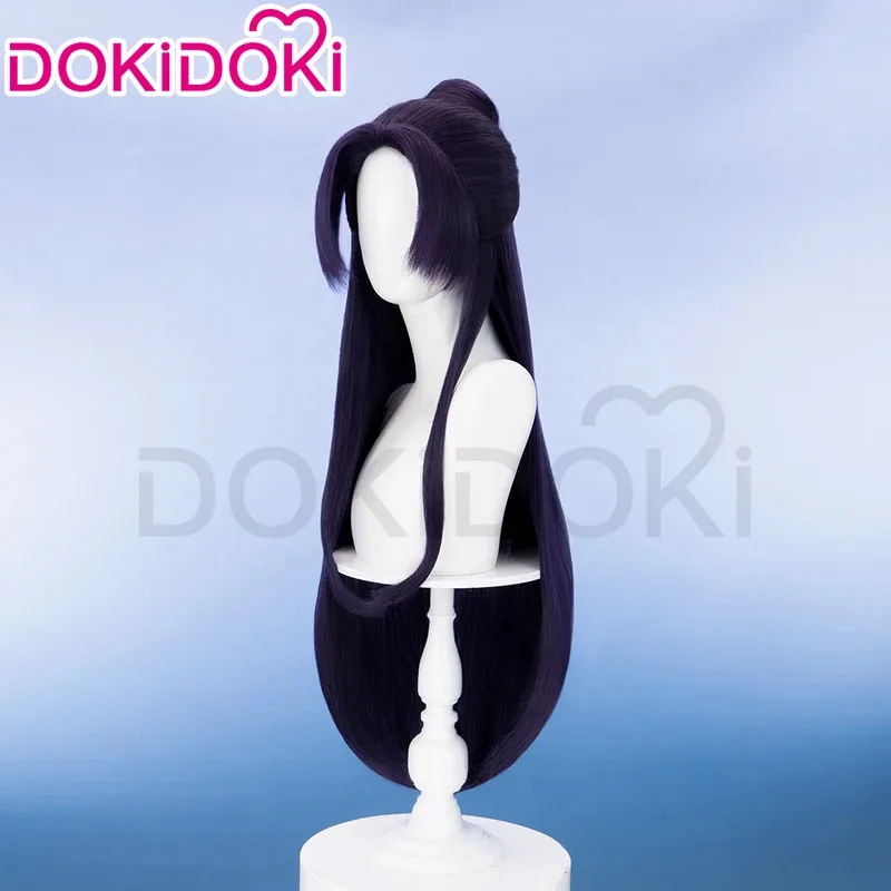 IN STOCK Jinshi Front Lace Wig Anime The Apothecary Diaries Cosplay DokiDoki Men Purple Long Hair Renshi Cosplay Free Wig Cap