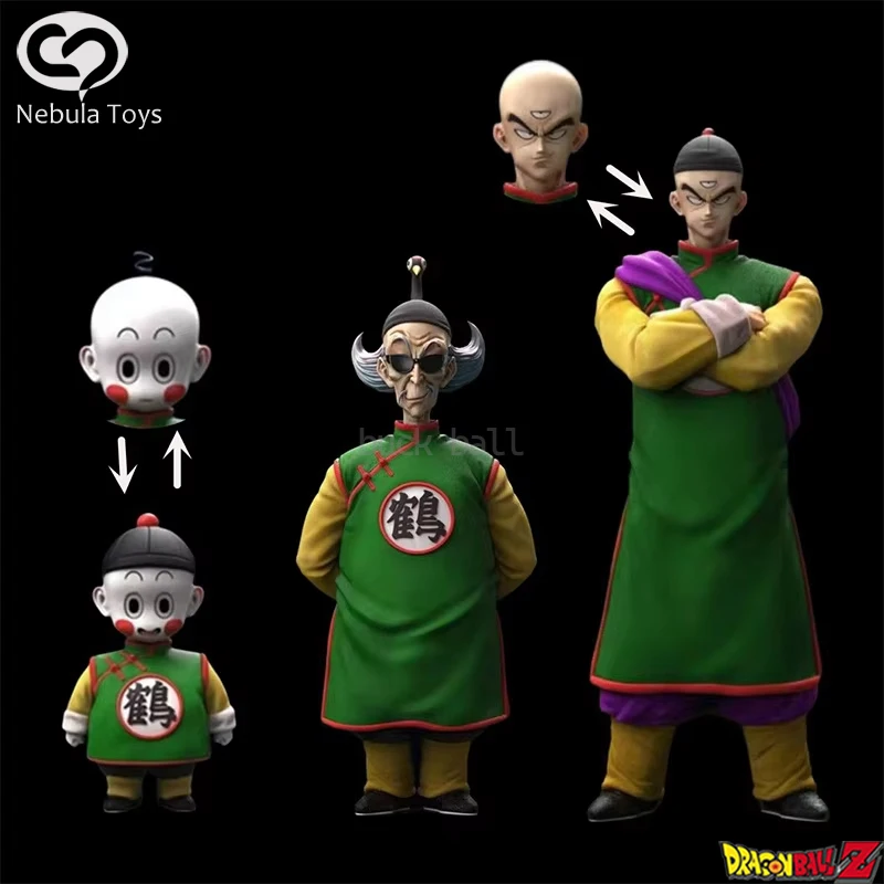 Anime Dragon Ball Figure Crane Hermit Chaoz Tien Shinhan Figure Pvc Gk Statue Figurine Model Doll Collection Ornament Toys Gifts