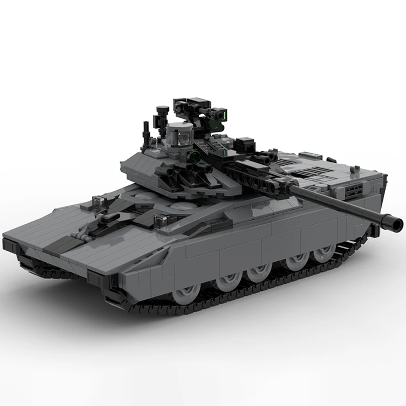 Military Series US HSTVL Light Tank MOC Building Blocks Armoured Vehicle Model High-tech Technology Bricks Toys Kid's Xmas Gifts