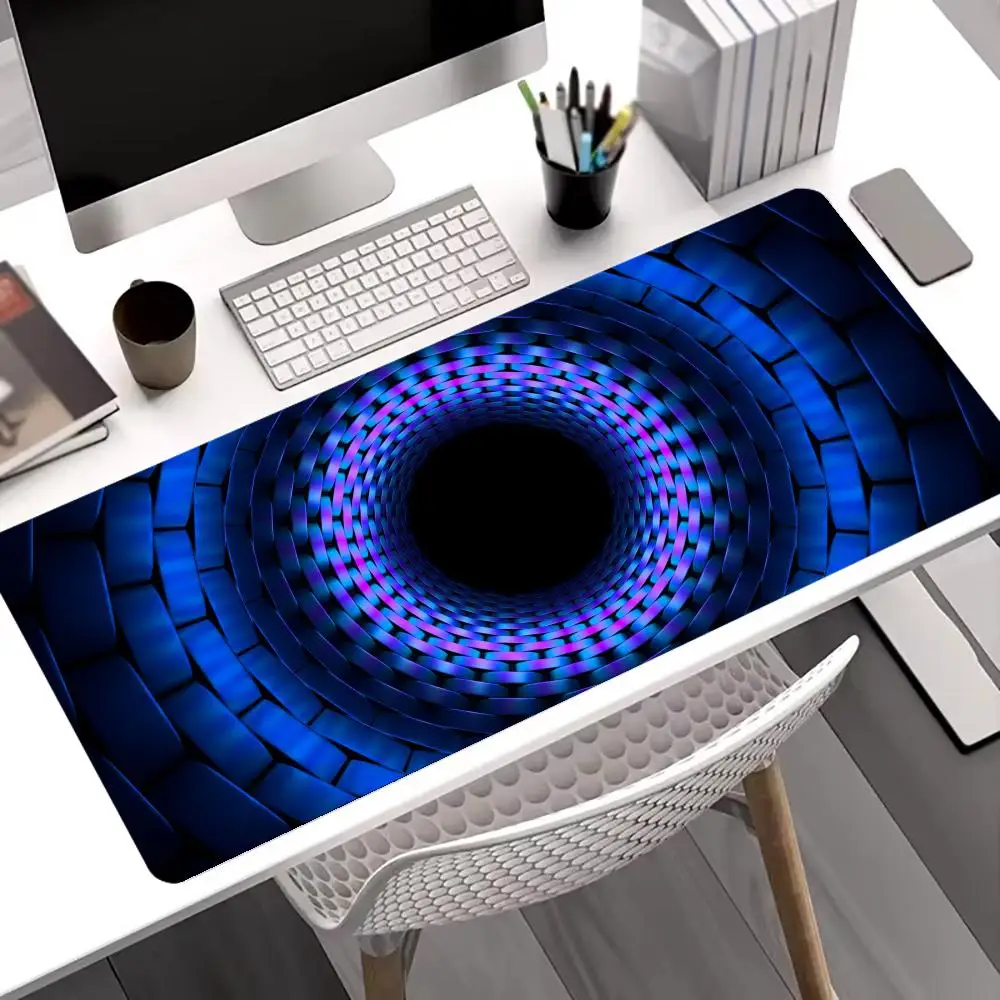 cool Blue brick design Mouse Pad Gaming Nootbook Game Rug Large Non-slip Seamed Edge Laptop Tablet Extended Pads Mat Mini PC Mou