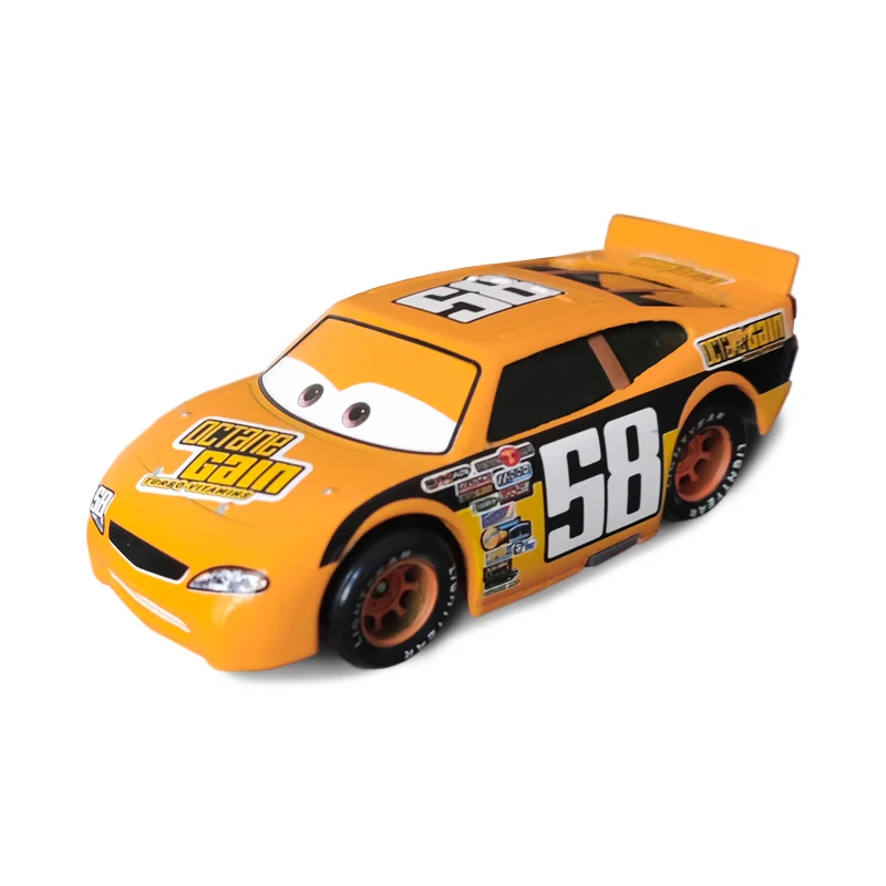 Cars Disney Pixar Cars 3 Toy Agent Lightning McQueen 86-HTB Red Matt Sheriff Alloy Metal Model Car Metal Toys Kids Birthday Gift