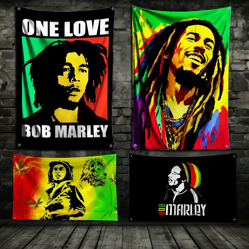 

3x5 Ft S-Singer bob marleys Rovers Racing Flag Polyester Printed Cars Flags for Room Garage Decor