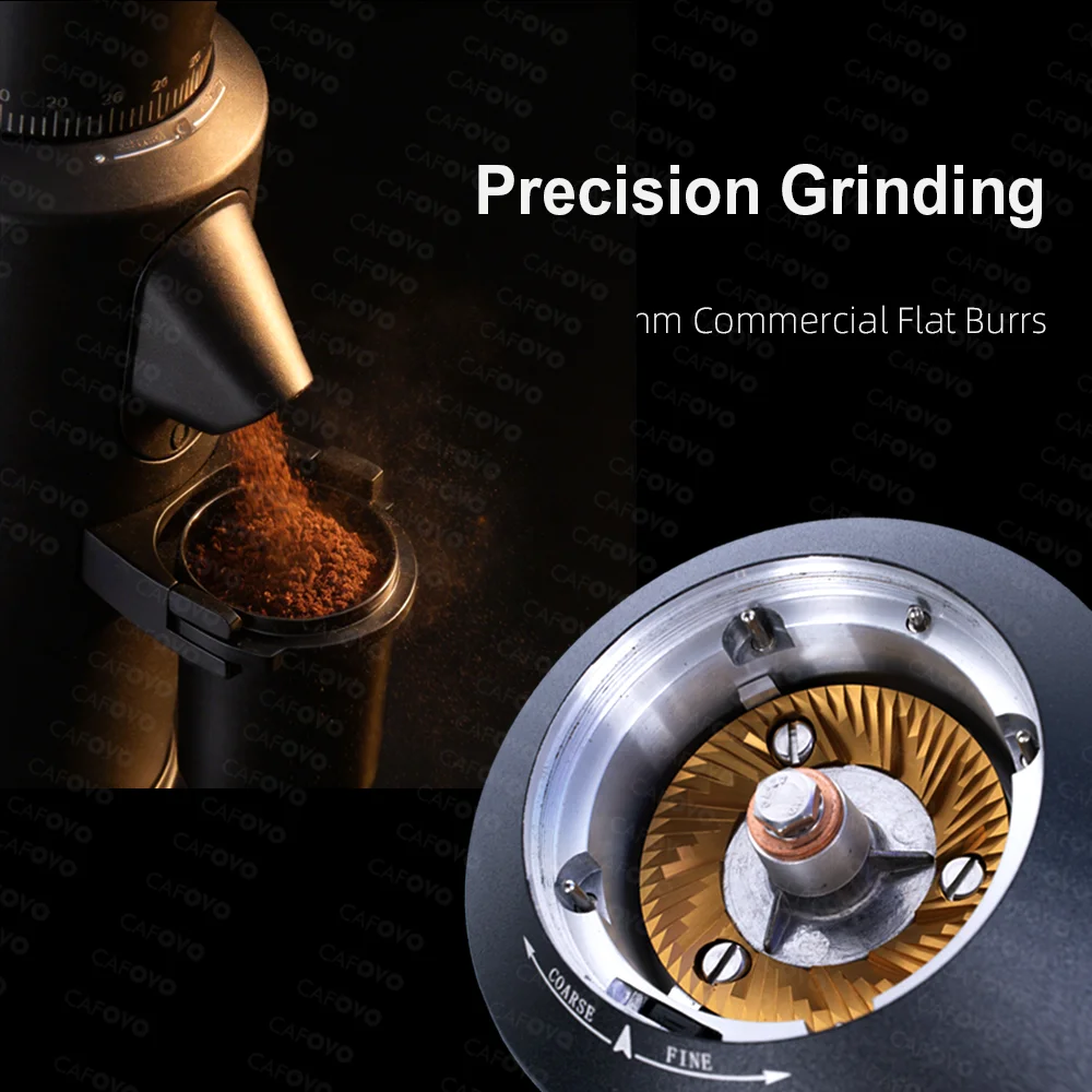 CAFOVO G864FV Variable Speed C - Coffee Grinder Burr Flat 评论和价格